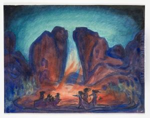 Scenografiskiss av Thorolf Jansson