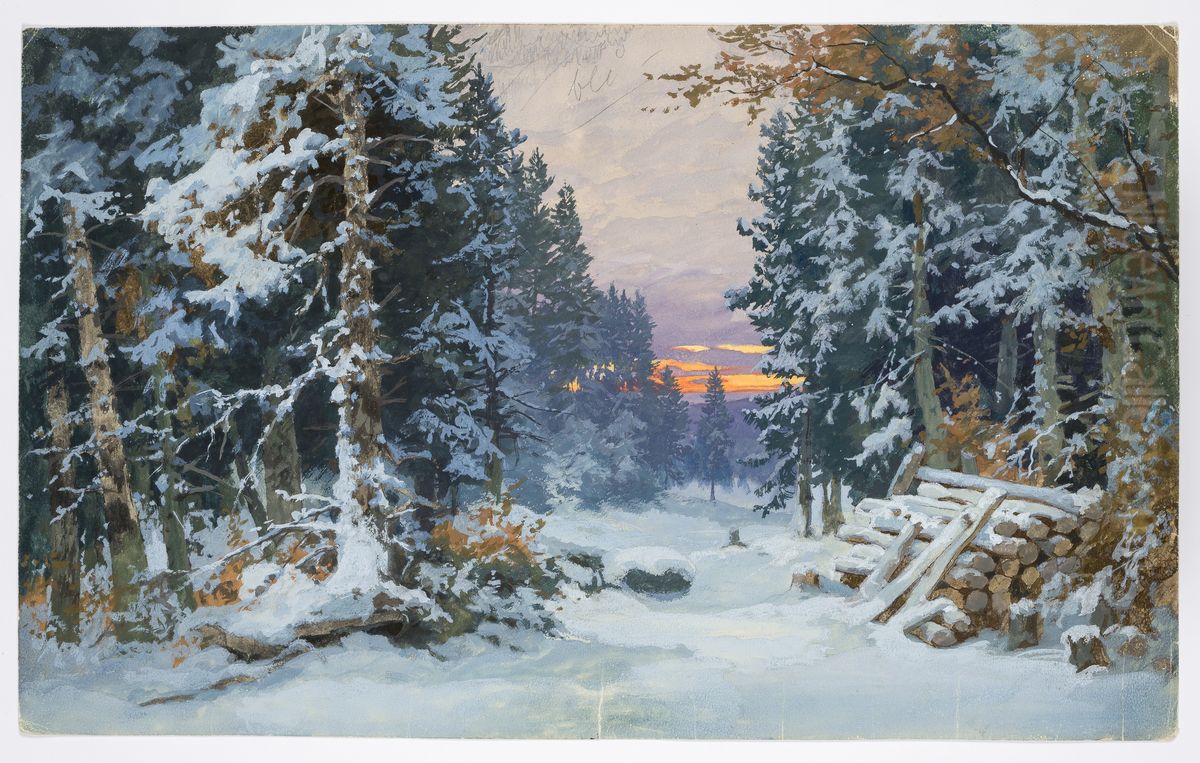 Dekorationsskiss av Carl Grabow Oil Painting by Carl Grabow