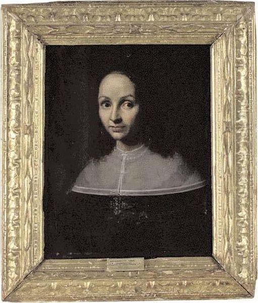 Ritratto Della Contessa Margherita Porporato-losa Oil Painting by Matthia Chiodi