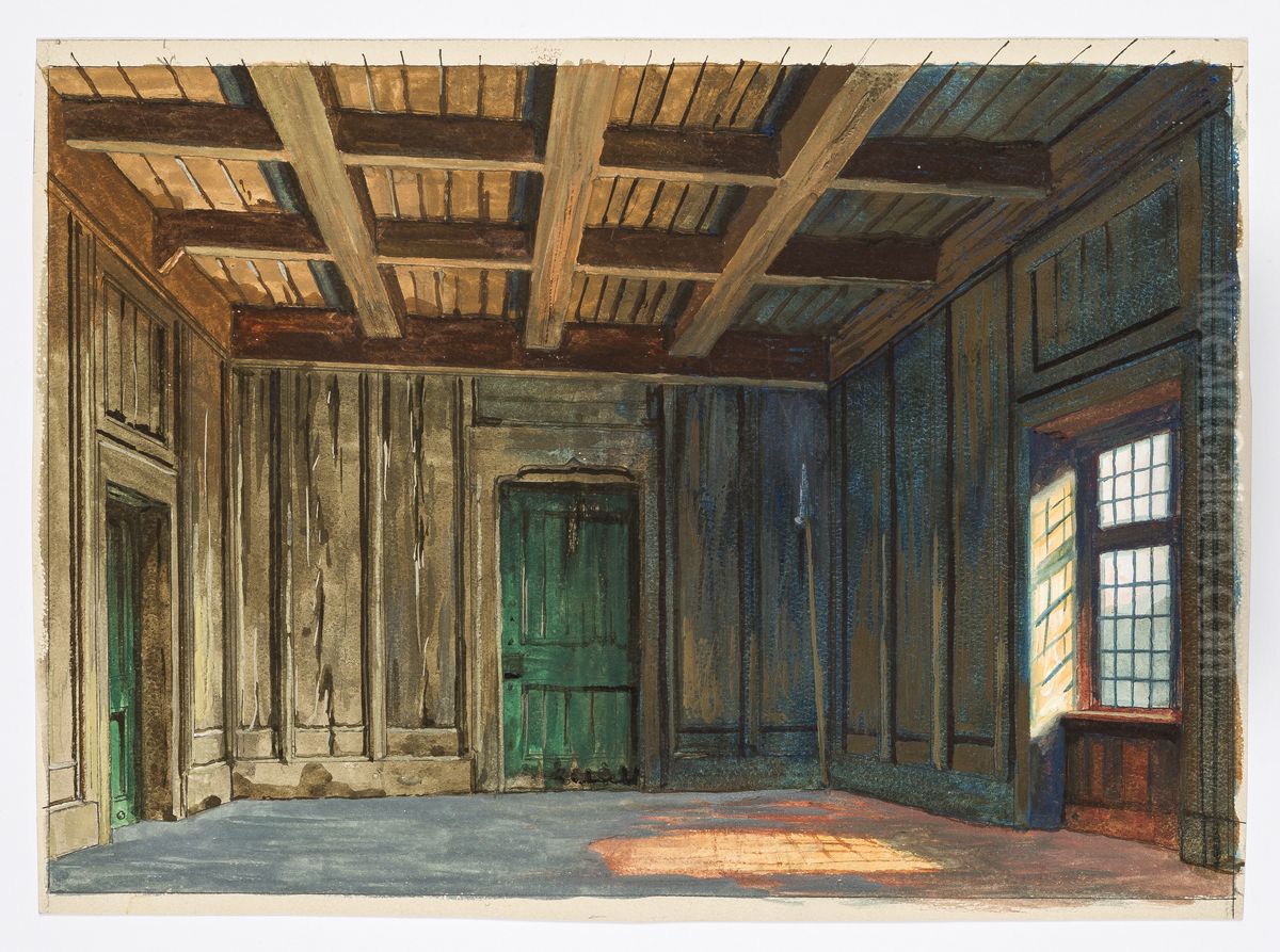 Dekorationsskiss av Carl Grabow Oil Painting by Carl Grabow