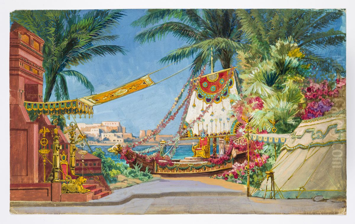 Dekorationsskiss av Carl Grabow Oil Painting by Carl Grabow