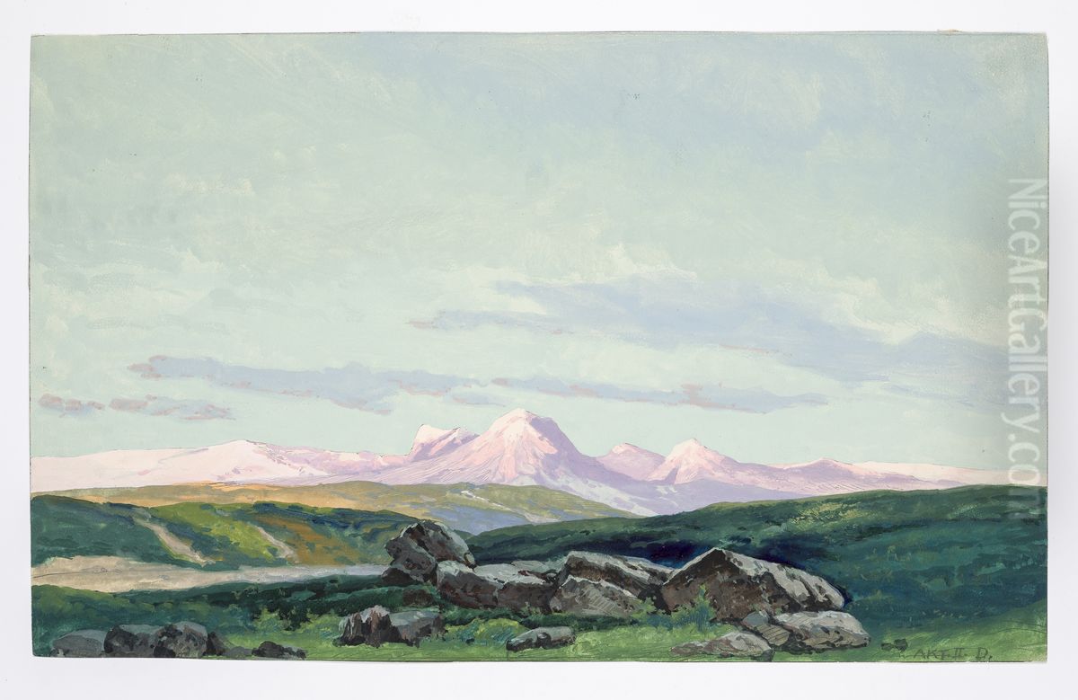 Dekorationsskiss av Carl Grabow Oil Painting by Carl Grabow