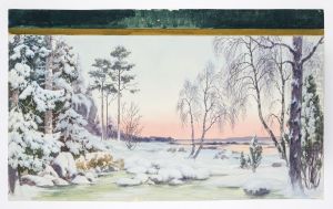 Dekorationsskiss av Carl Grabow