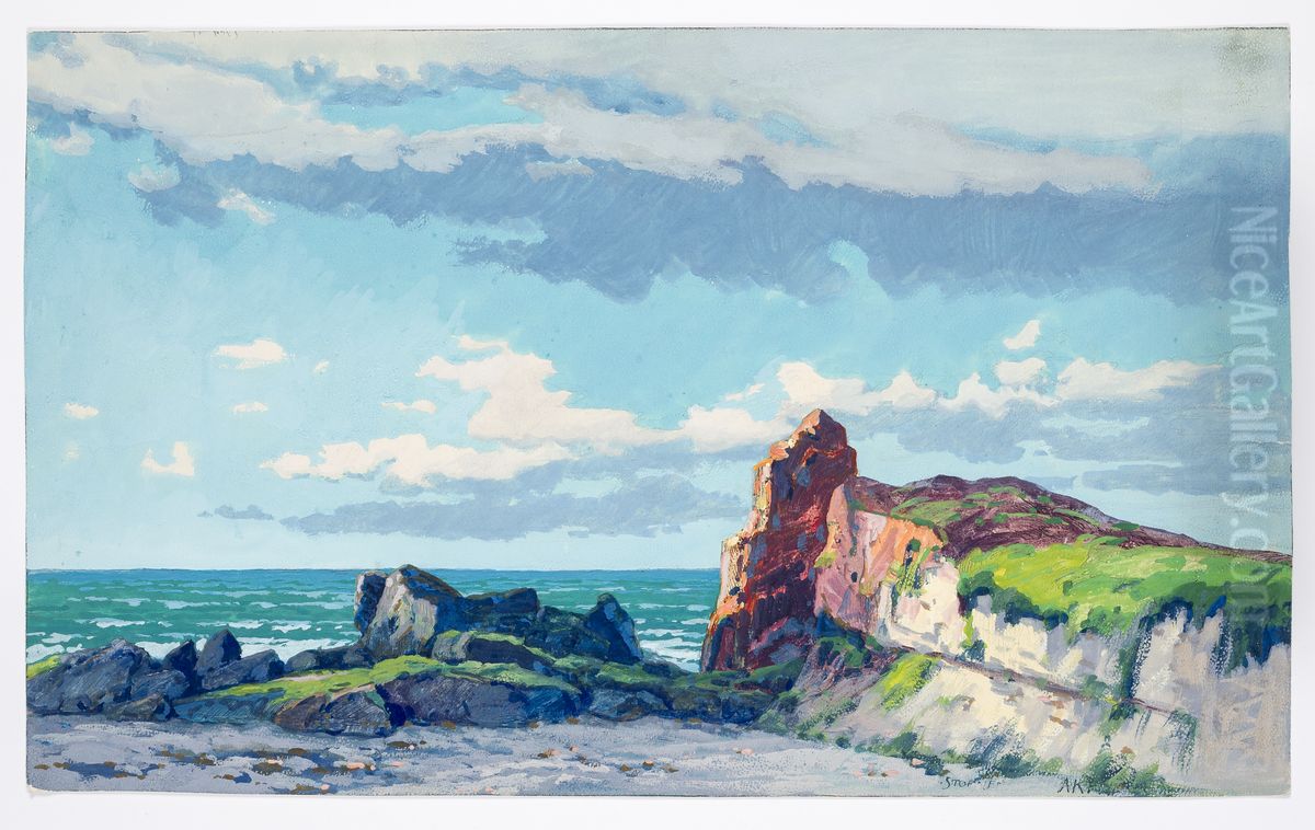 Dekorationsskiss av Carl Grabow Oil Painting by Carl Grabow