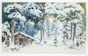 Dekorationsskiss av Carl Grabow
