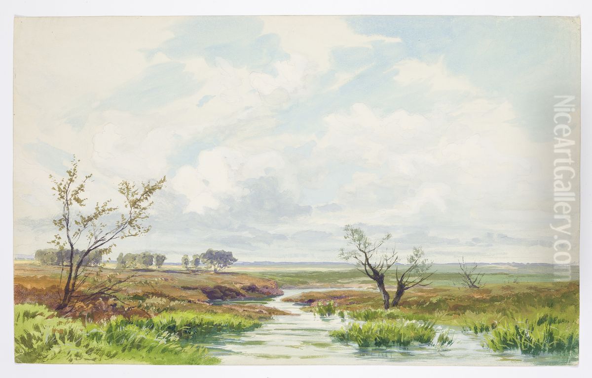 Dekorationsskiss av Carl Grabow Oil Painting by Carl Grabow