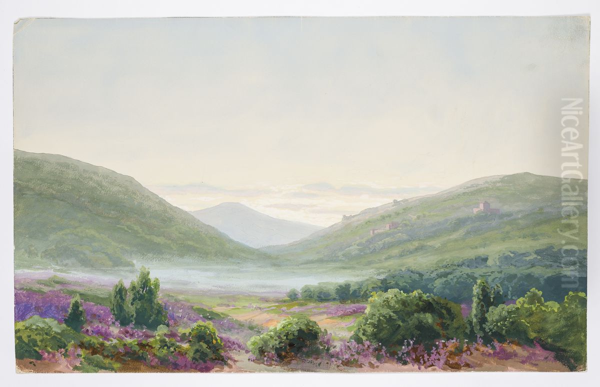 Dekorationsskiss av Carl Grabow Oil Painting by Carl Grabow