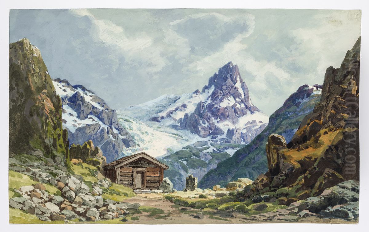 Dekorationsskiss av Carl Grabow Oil Painting by Carl Grabow