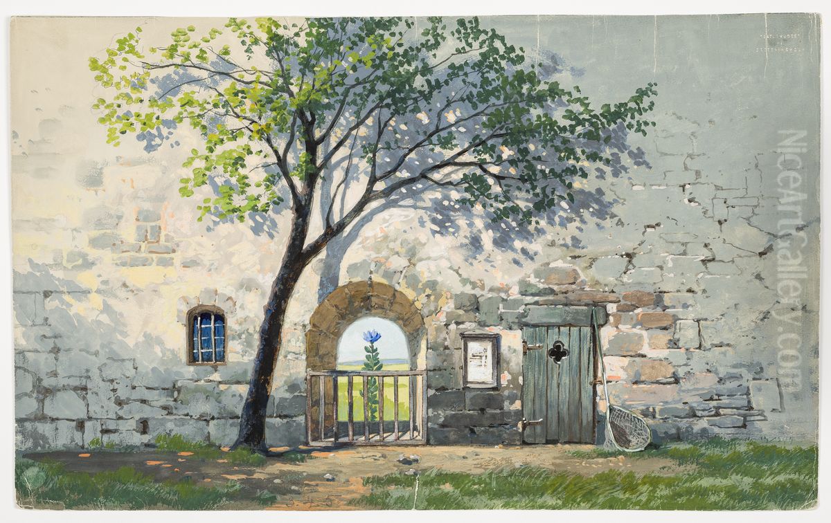 Dekorationsskiss av Carl Grabow Oil Painting by Carl Grabow