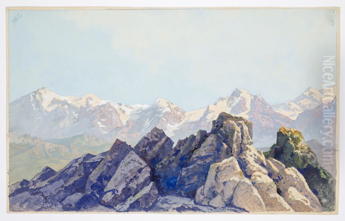 Dekorationsskiss av Carl Grabow Oil Painting by Carl Grabow