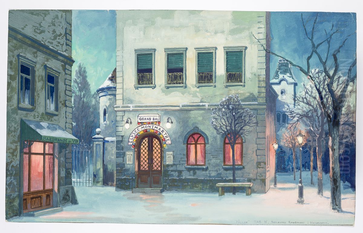 Dekorationsskiss av Carl Grabow Oil Painting by Carl Grabow