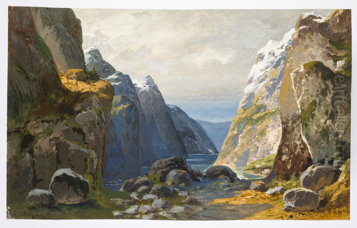 Dekorationsskiss av Carl Grabow Oil Painting by Carl Grabow