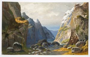 Dekorationsskiss av Carl Grabow