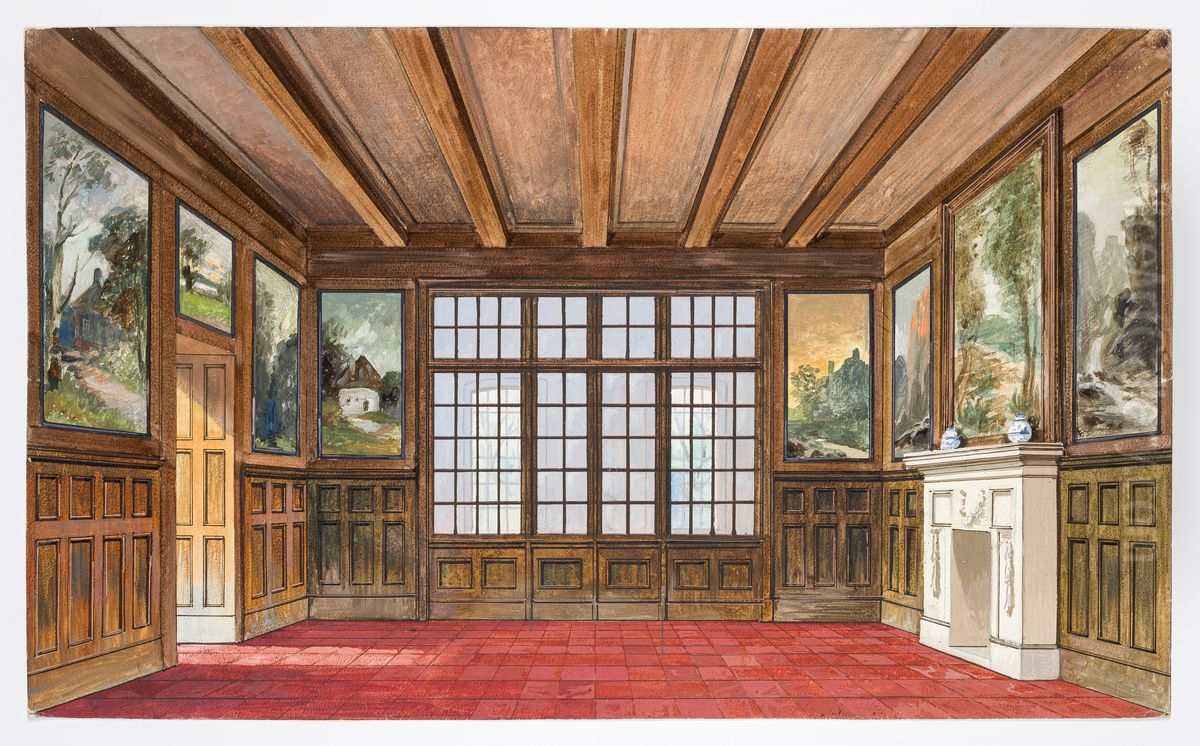 Dekorationsskiss av Carl Grabow Oil Painting by Carl Grabow