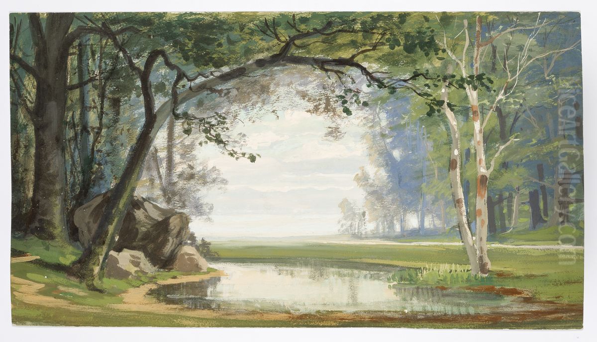 Dekorationsskiss av Carl Grabow Oil Painting by Carl Grabow