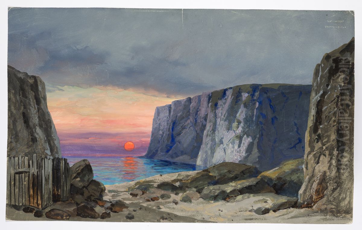 Dekorationsskiss av Carl Grabow Oil Painting by Carl Grabow