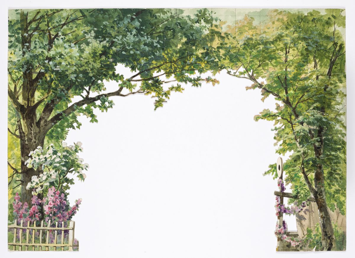 Dekorationsskiss av Carl Grabow Oil Painting by Carl Grabow