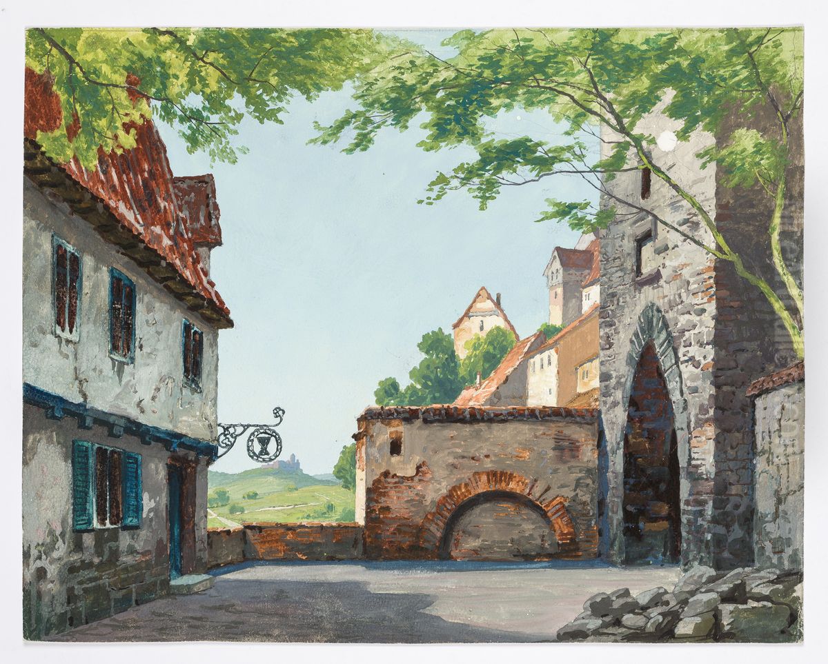 Dekorationsskiss av Carl Grabow Oil Painting by Carl Grabow