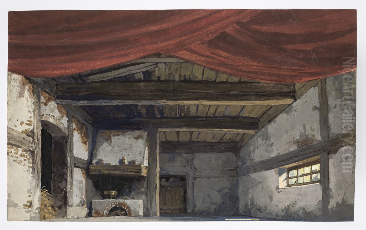 Dekorationsskiss av Carl Grabow Oil Painting by Carl Grabow