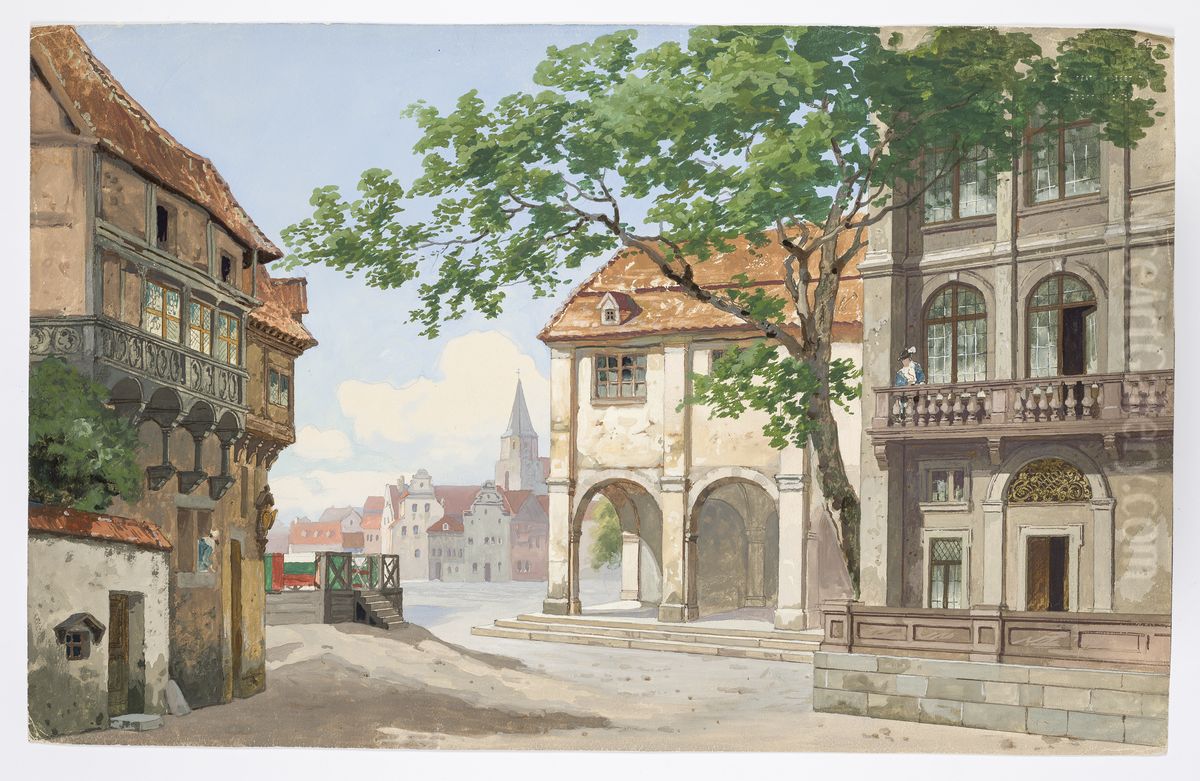 Dekorationsskiss av Carl Grabow Oil Painting by Carl Grabow