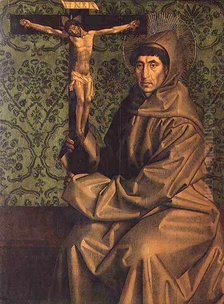 Saint Francis Oil Painting by Nuno Goncalves