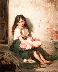 The flower girl