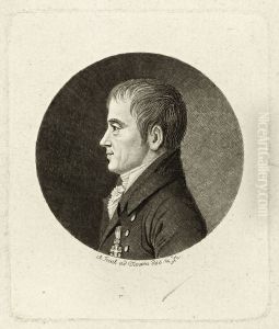 Portrait (physionotrace) of Jacob Aall (1773-1844), ca 1810