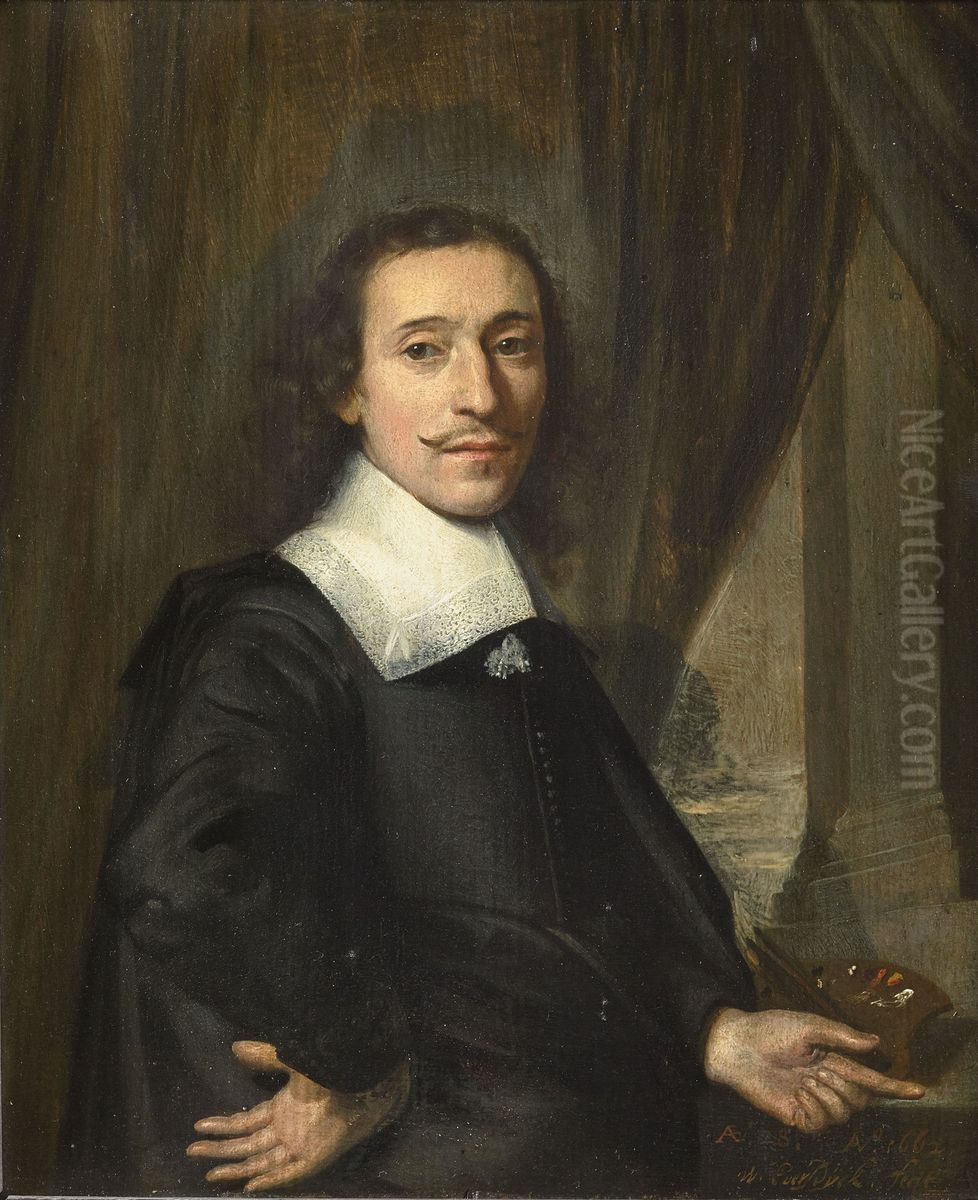 Painter Oil Painting by Willem Eversdijck