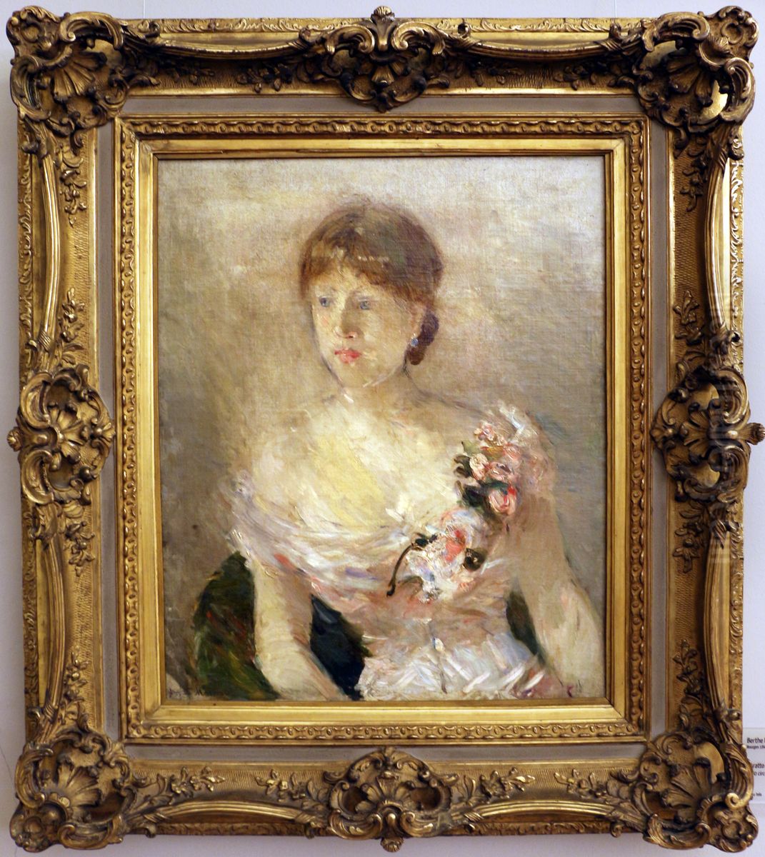 Ritratto di signora Oil Painting by Berthe Morisot