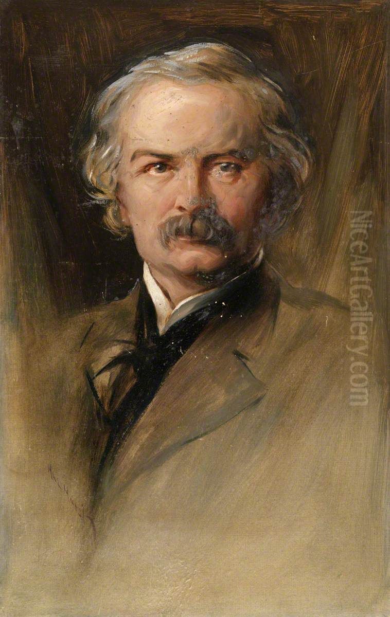 David Lloyd George Oil Painting by Hal Hurst