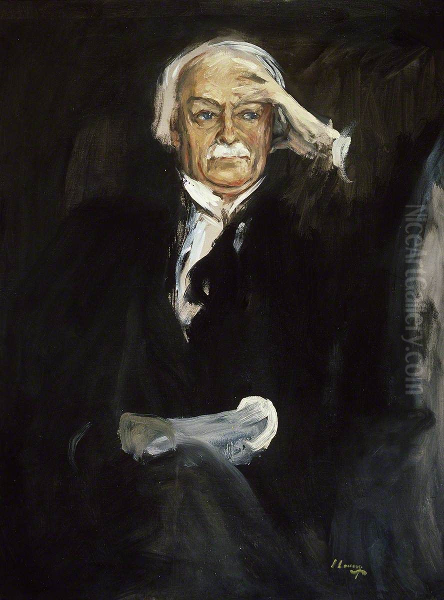 David Lloyd George (1863-1945) Oil Painting by John Lavery