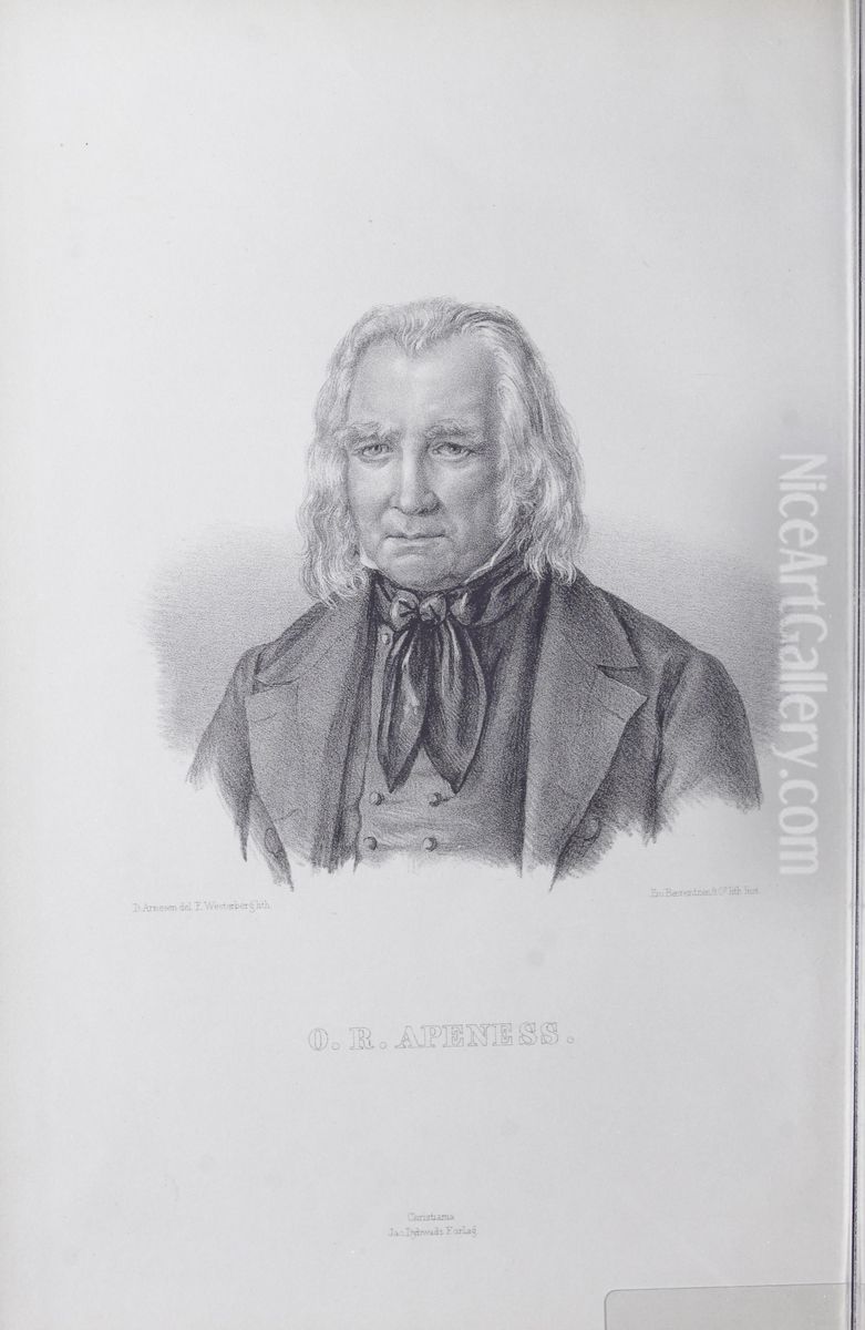 Ole Rasmussen Apeness Oil Painting by David Arnesen