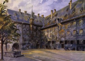 The Courtyard of the Old Residency in Munich