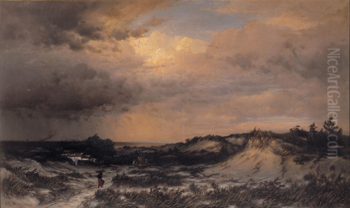 Coney Island Oil Painting by Carleton Wiggins