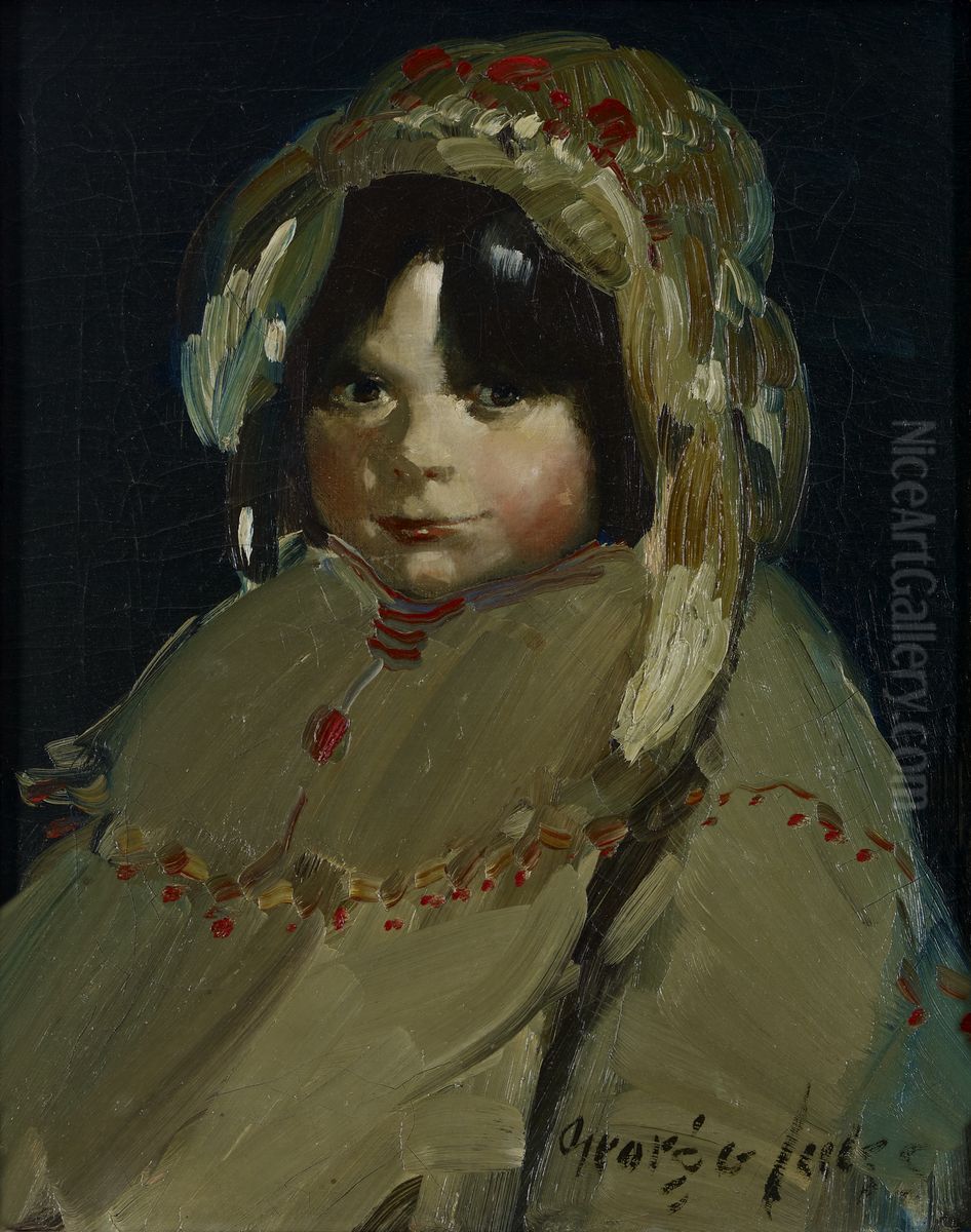 The Trapper's Daughter Oil Painting by George Luks