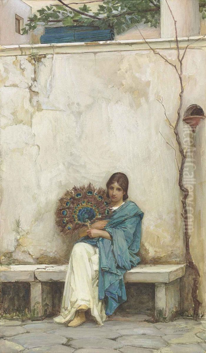 Day Dreams Oil Painting by John William Waterhouse