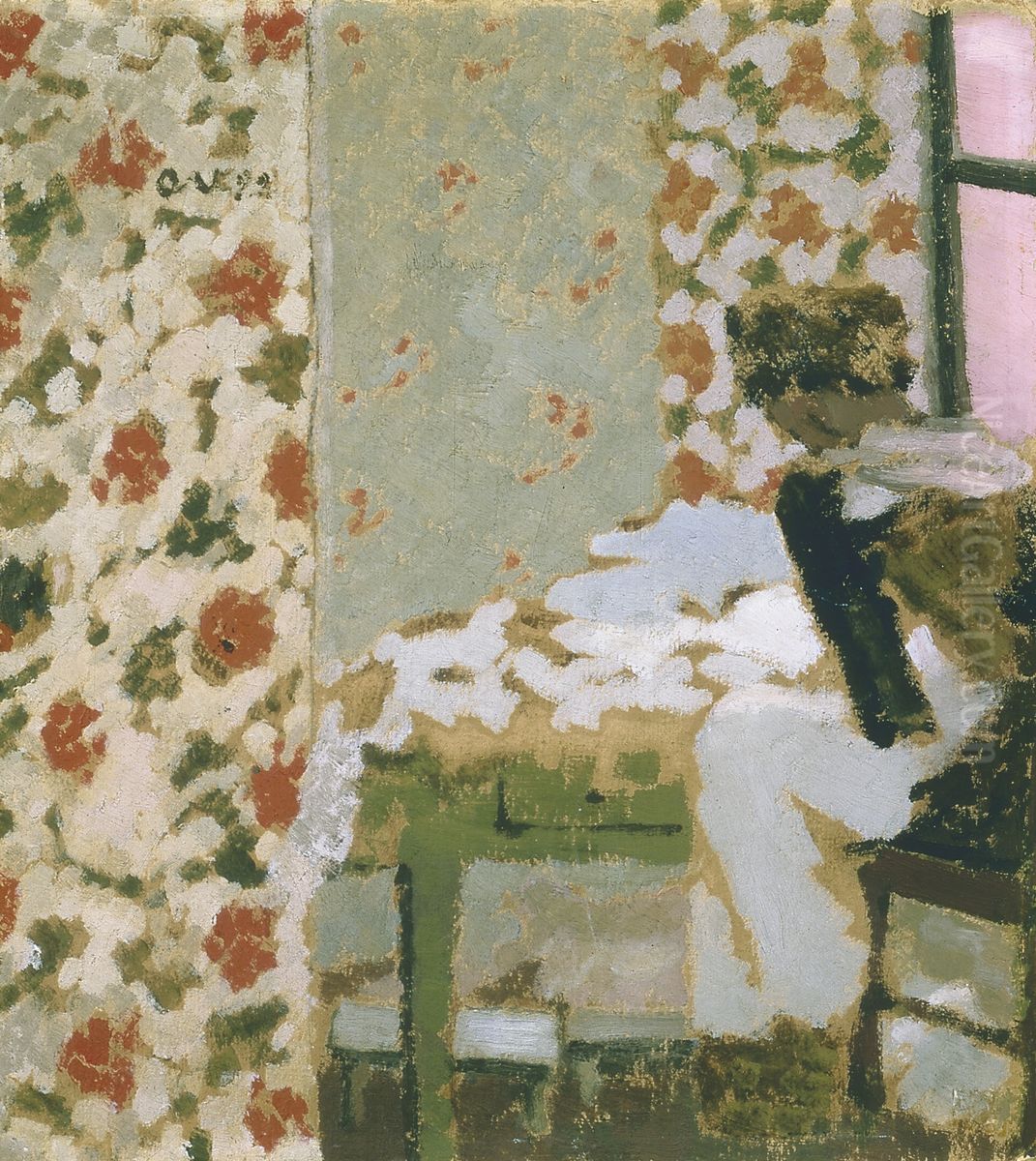 The Seamstress Oil Painting by Jean-Edouard Vuillard