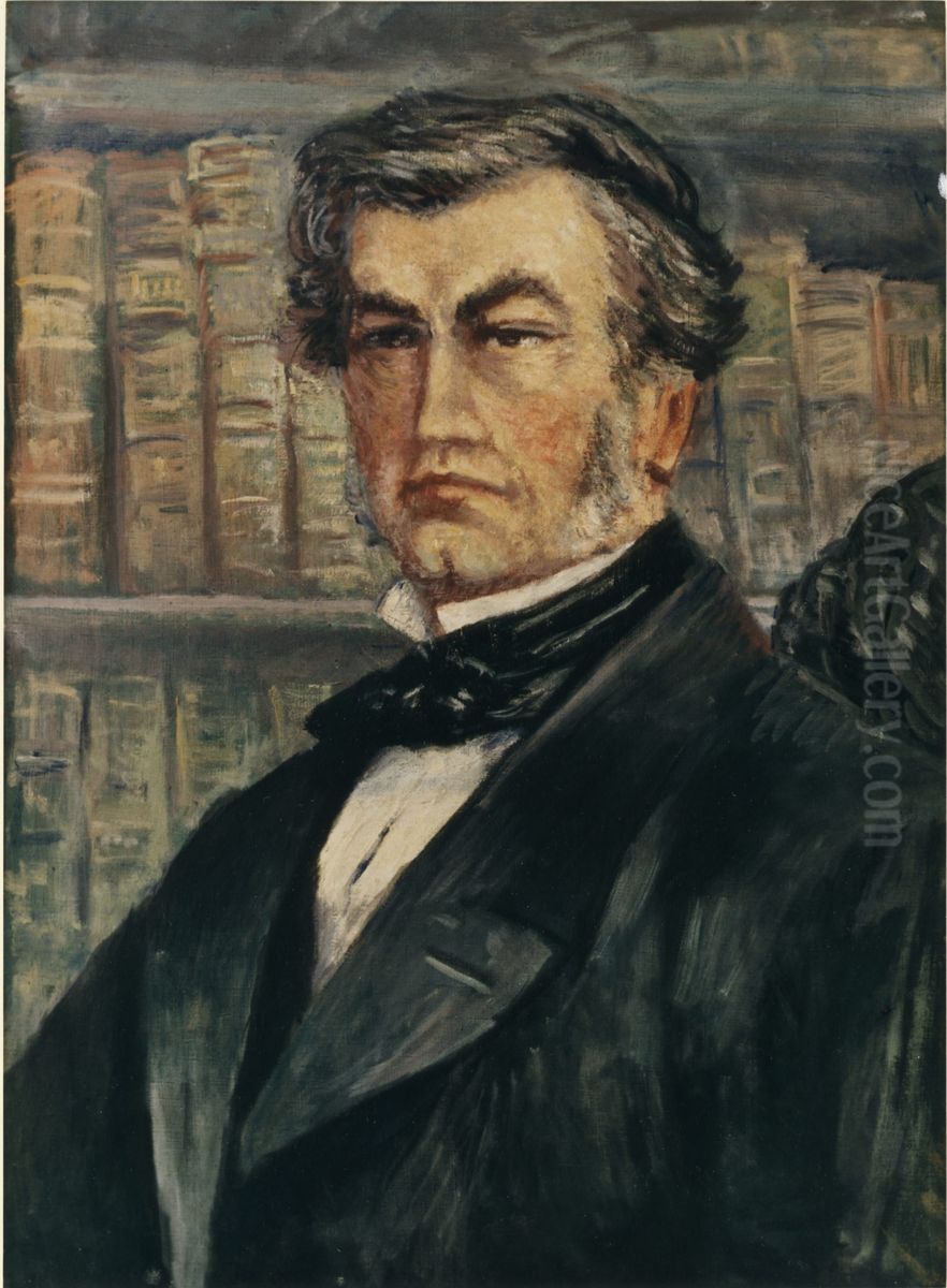 Christian Ludvig Diriks Oil Painting by Karl Edvard Diriks