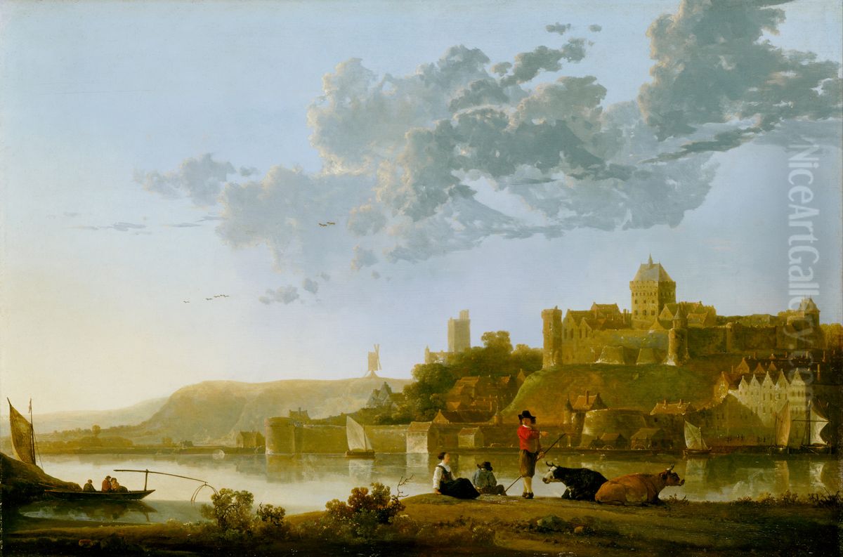 The Valkhof at Nijmegen Oil Painting by Aelbert Cuyp