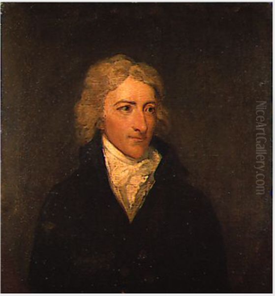 Portrait of Henry Grattan (1746-1820), Statesman Oil Painting by Gilbert Stuart