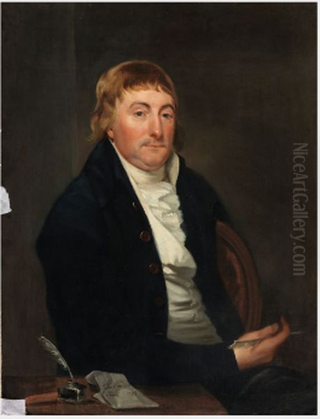Portrait of a Man Oil Painting by John Comerford