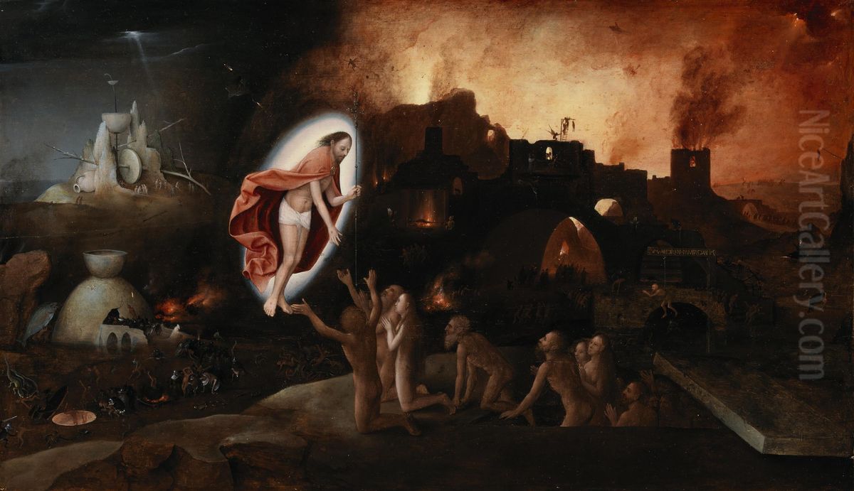 The Descent into Limbo Oil Painting by Hieronymous Bosch