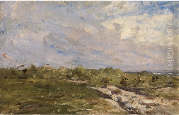 Rough Ground near the Sea Oil Painting by Nathaniel Hone the Younger