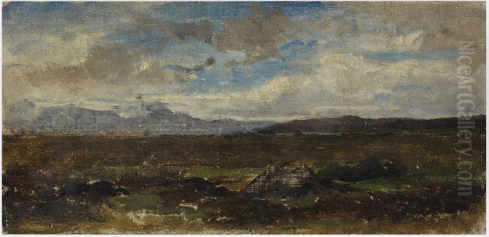 In the Dublin Hills Oil Painting by Nathaniel Hone the Younger