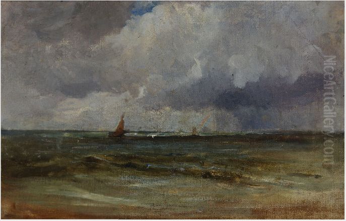 Sea and Clouds Oil Painting by Nathaniel Hone the Younger