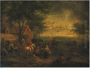 A Halt with Caravans