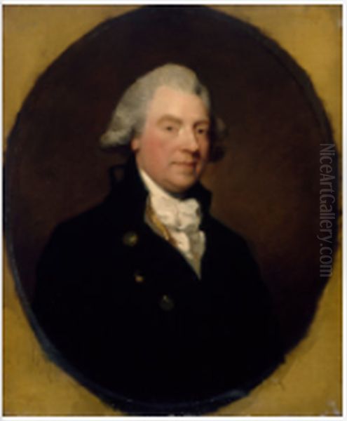 Portrait of Bernard Shaw of Sandpitts, County Kilkenny Oil Painting by Gilbert Stuart