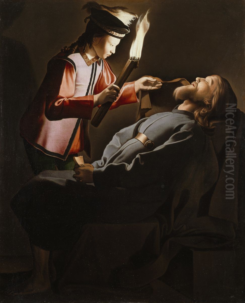 The Image of Saint Alexis Oil Painting by Georges de La Tour