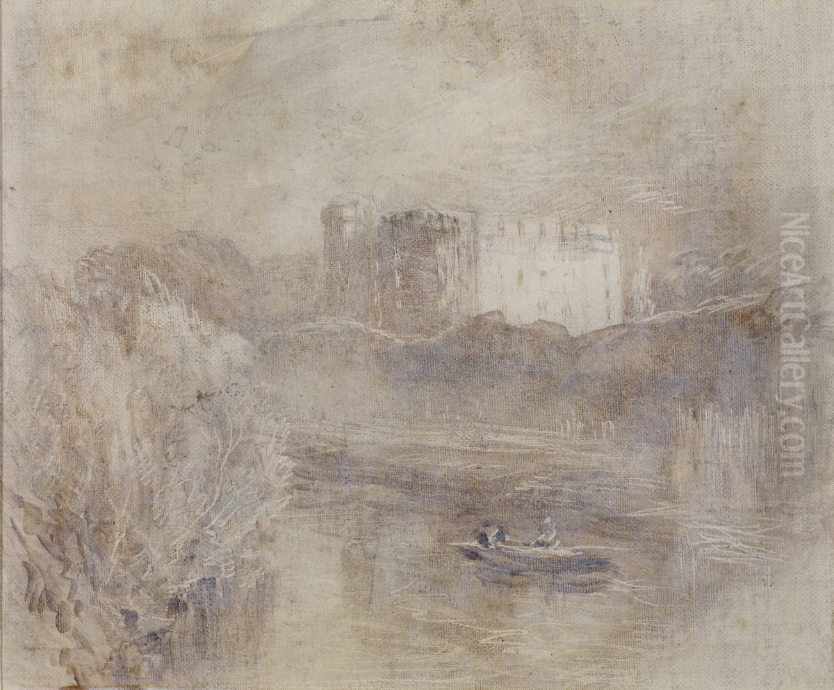 Kilkenny Castle Oil Painting by Henry Nelson O'Neil