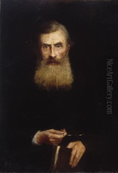 Portrait of John O'Leary (1830-1907) Nationalist and Journalist Oil Painting by John Butler Yeats